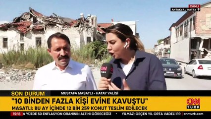 Deprem felaketinin ardından 1,5 sene geçti! Hatay Valisi Mustafa Masatlı bölgedeki son durumu CNN TÜRK'e anlattı | Video Haber