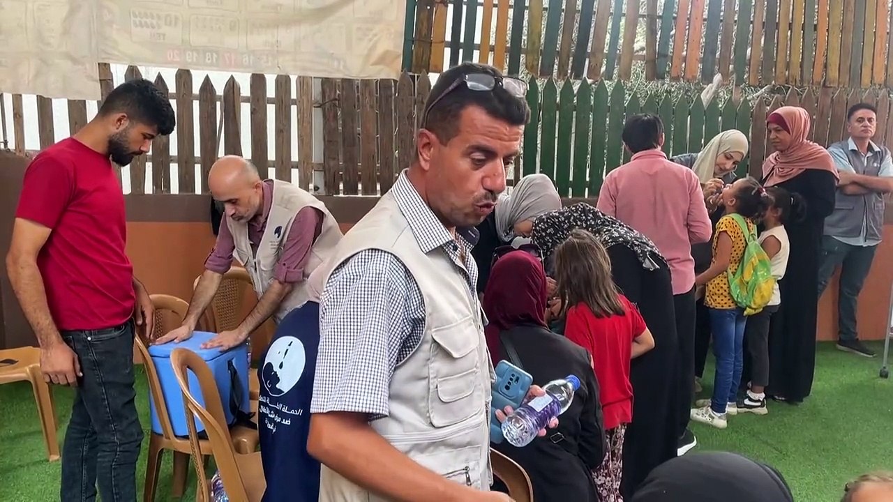 Polio-Impfkampagne im Gazastreifen angelaufen