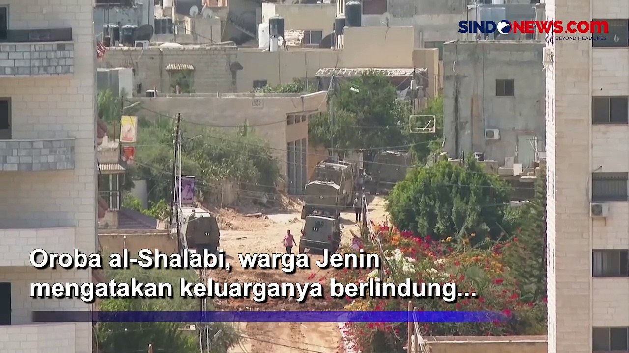 Serangan Mematikan Israel di Tepi Barat Memaksa Warga di Kamp Jenin Melarikan DIri