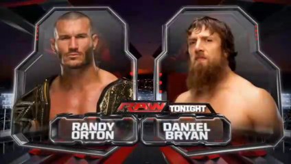 WWE Raw 02.03.2014 - Daniel Bryan vs Randy Orton