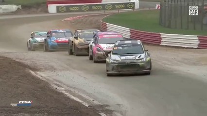 Rallycross France 2024 Loheac Semi Final 2 Gronholm Run Suspension Failure