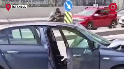 Vedat Milor'un içinde bulunduğu otomobil kaza yaptı