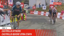 Castrillo attacks  - Stage 15 - La Vuelta 2024