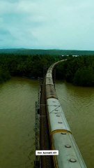 Sharavathi railway bridge - The longest bridge in the Konkan railway route #sharavathi #indian #train #viral #trending  #reels #trendingreels #instagood #indiaralways