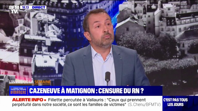 Sébastien Chenu (RN), au sujet de Bernard Cazeneuve: Il ne représente rien