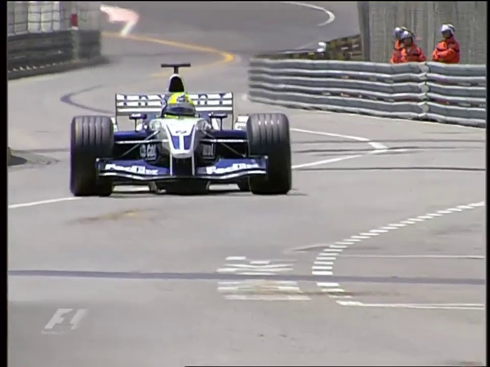 F1 – Ralf Schumacher (Williams BMW V10) lap in qualifying – Monaco 2003