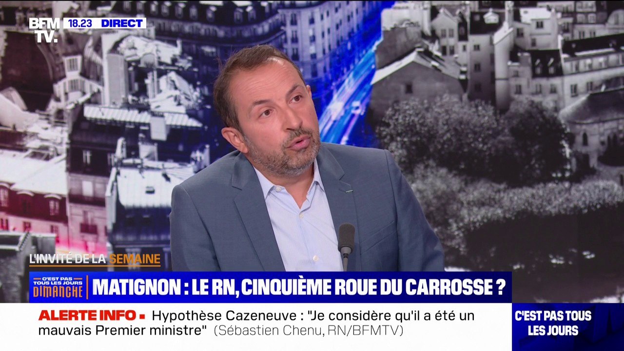 Sébastien Chenu, député RN: "Nous proposerons l'abrogation de la réforme des retraites le 31 octobre"