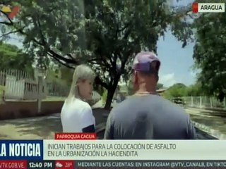 Aragua | Plan Sucre Vial inicia labores de asfaltado en la urbanización La Haciendita