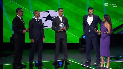 Cristiano Ronaldo Champions League Awards Ceremony ✅