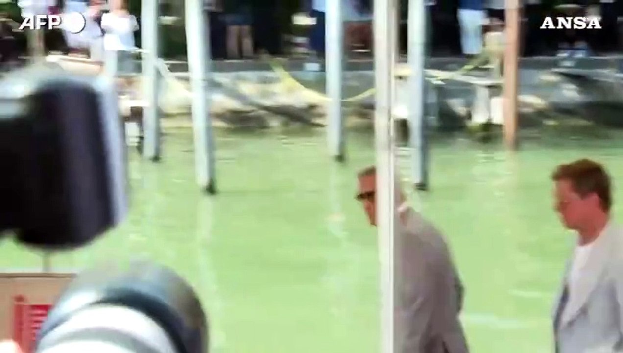 Mostra di Venezia, Brad Pitt e George Clooney sbarcano al Lido