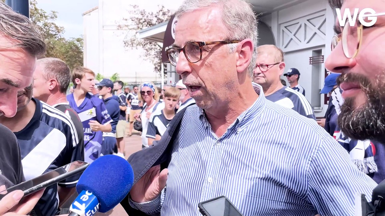 Pierre Hurmic : "Les Girondins c'est notre patrimoine et mon devoir de maire d'être ici"