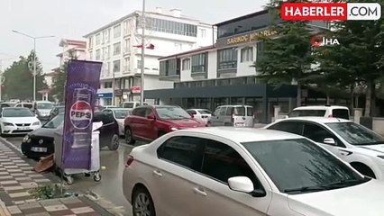 Afyonkarahisar'da sağanak yağış etkili oldu