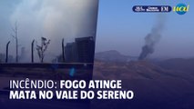 Incêndio na mata do Vale do Sereno em Nova Lima