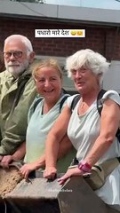 Foreigners Tourist Rescued by JCB