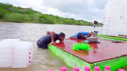 24 Hours Challenge In Bottle House - Can We Survive