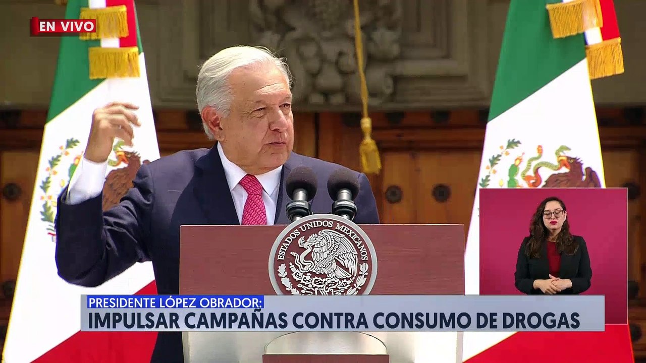 AMLO le pide a Estados Unidos que atienda las causas que el consumo de drogas