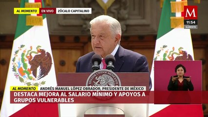 AMLO asegura que gracias a las becas se redujo el abandono escolar