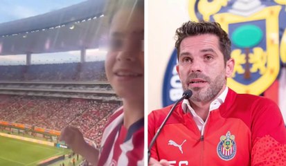 Hijo de Fernando Gago sorprende a las redes al ser el más contento en la goleada de Chivas contra Juárez