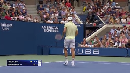 Rublev - Dimitrov - Les temps forts du match - US Open