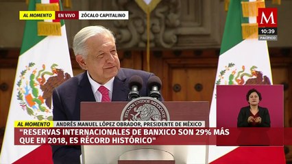 "Estamos a una semana de inaugurar el Tren Maya completo": AMLO