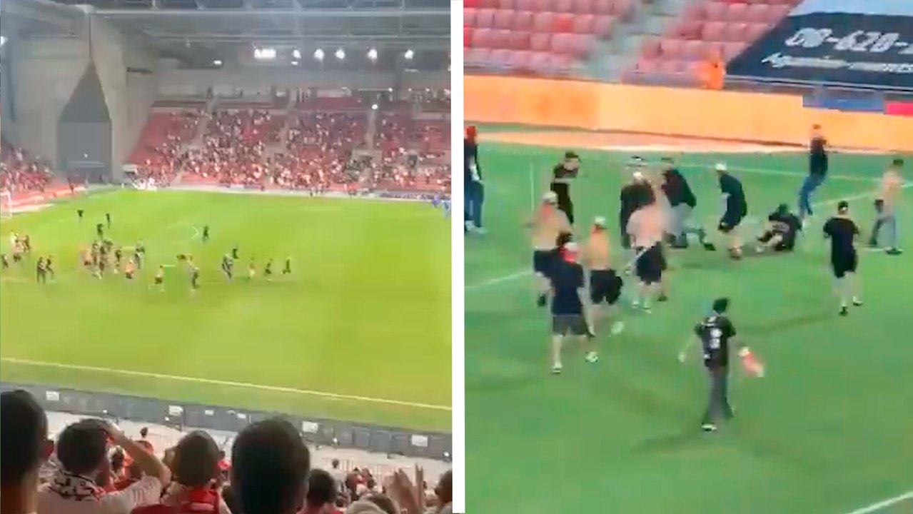 Futbol de Israel: Aficionados del Hapoel Be'er Sheva se van a los golpes contra los del Bnei Sakhnin por darle la espalda al himno nacional