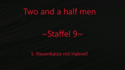 Two and a half men Staffel 9 F 5 - 8 ,tonspur ,einschlafen,Blackscreen,Audio,sleep