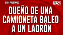 Dueño de una camioneta baleó a un ladrón: había intentado robarle el vehículo