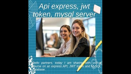 Express API, JWT token and MySQL database