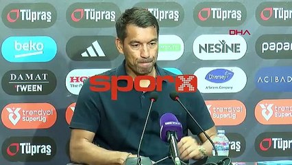 Van Bronckhorst: "5-0'lık Süper Kupa zaferi çok yardımcı oldu"