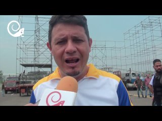#EnLaPista Video Exclusivo: Así van armando la tarima del concierto “Hands off Venezuela”