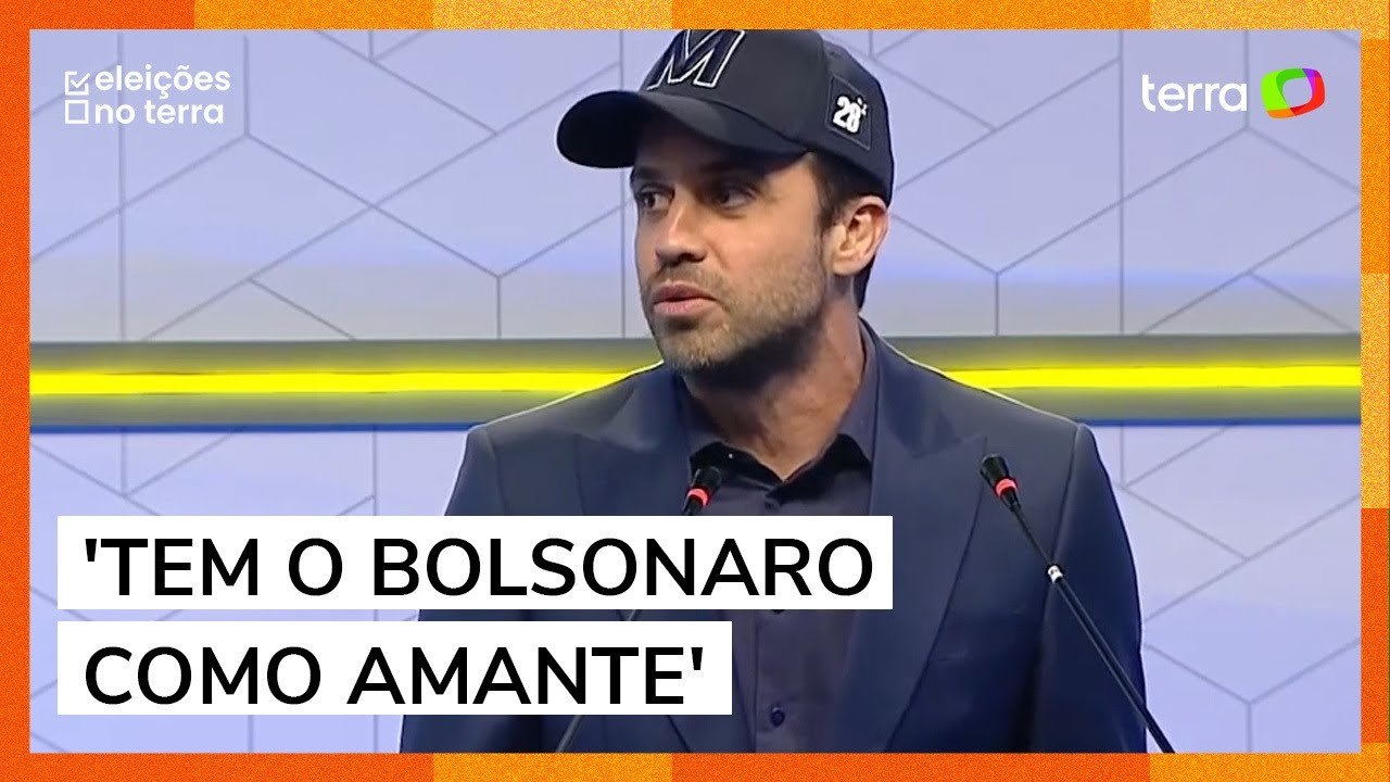 'Bananinha' e 'Bolsonaro de amante': Marçal ataca Nunes e questiona apoio ao ex-presidente
