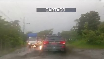 Resumen de los daños por lluvias en Cartago este domingo