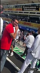 Thomas Raggi (Maneskin) e Tananai alla Ferrari a Monza nel giorno del trionfo di Leclerc 🏎️