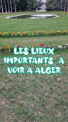 Voici les Lieux Importants à Visitet si vous êtes  sur Alger