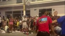 Limón vivió varios disturbios tras el desfile de ayer