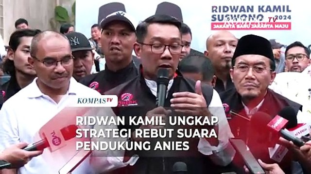 Ridwan Kamil Ungkap Strategi Rebut Suara Pendukung Anies Baswedan di Pilkada Jakarta