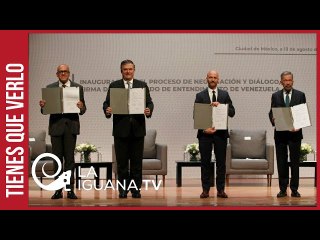 Diálogo en México: Gobierno y oposición se dicen cosas duras mientras están sentados