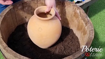 Oyas d'arrosage en terre cuite Poterie Alsace