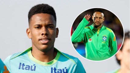 Estêvão Willian one of Palmeiras' biggest talents knows exactly who his idol is... Neymar