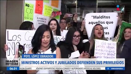 López Obrador se pronuncia ante paro de labores en la Suprema Corte de Justicia