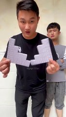 Brick wall magic trick