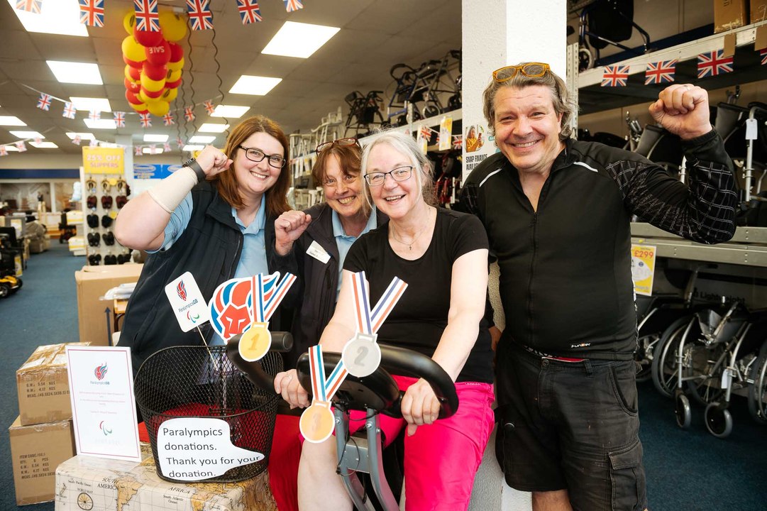 Ableworld in Shrewsbury Are Cycling 726KM To Raise Money for Paralympic Athletes