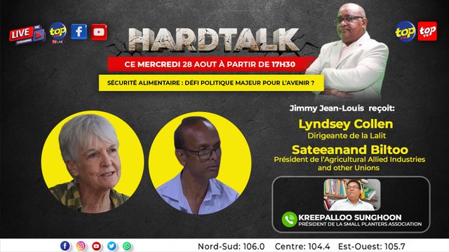 Hardtalk :Jimmy Jean-Louis Recoit Lyndsey Collen et Sateeanand Biltoo_0