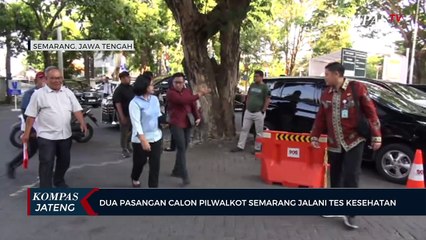 Dua Pasangan Calon Pilwakot Semarang Jalani Tes Kesehatan