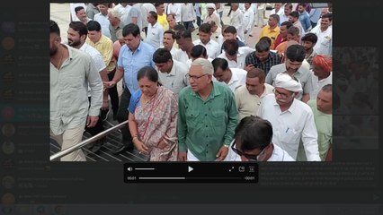 VIDEO: पूर्व मुख्यमंत्री वसुंधरा राजे सिंधिया पहुँची बहरोड़