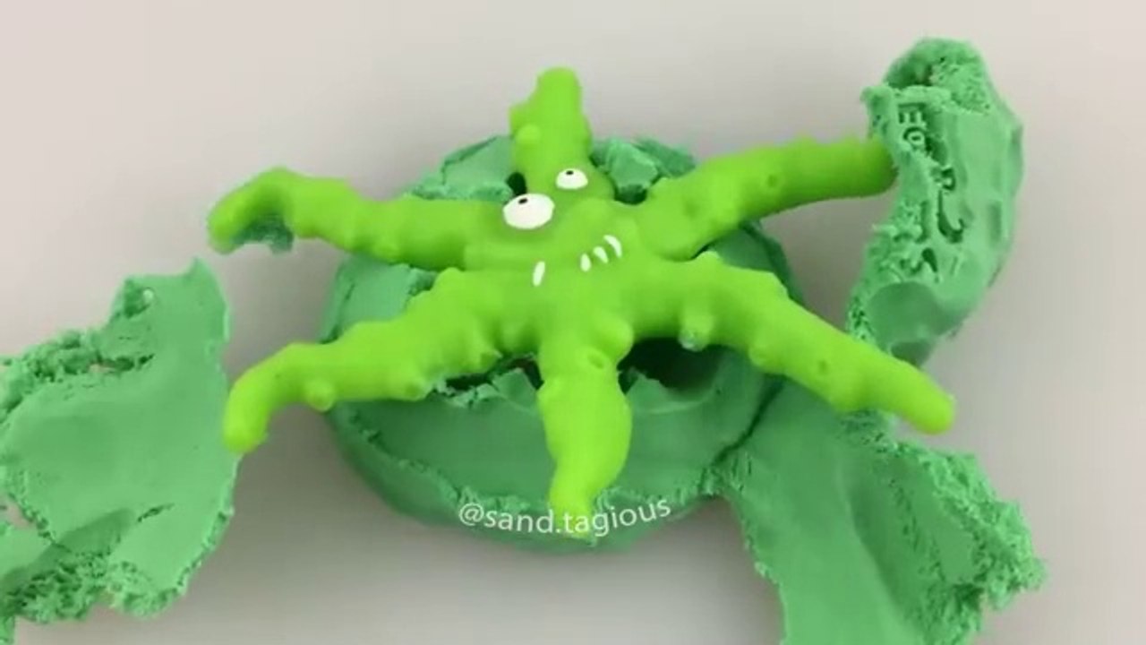 Very Satisfying Video Compilation 89 Kinetic Sand Cutting ASMR