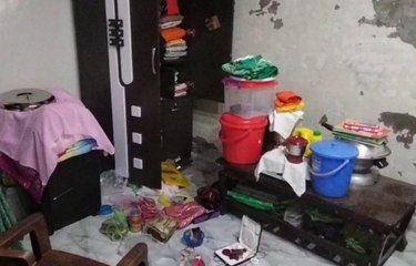 Video : कापरेन सुने मकान में चोरी की वारदात के  बाद फैले हुए सामान 