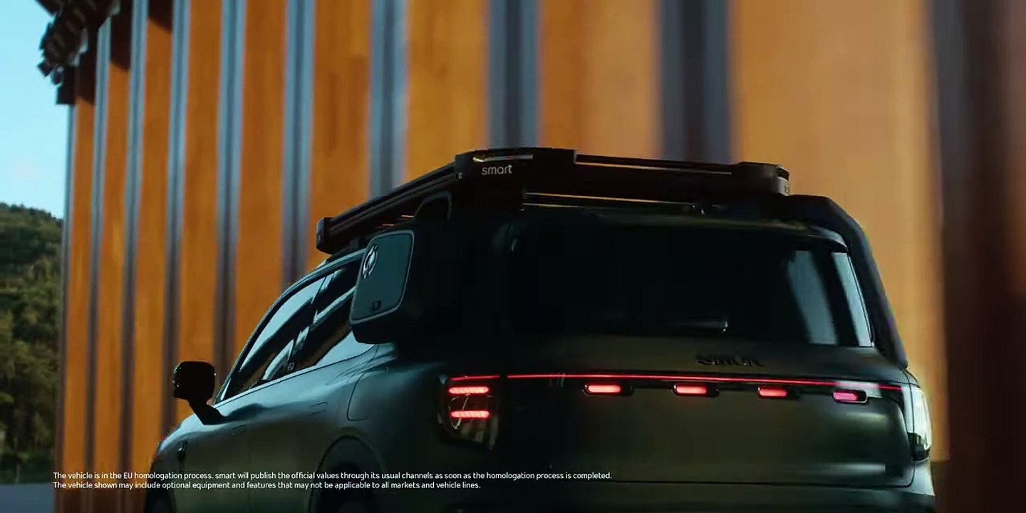 VÍDEO: Este es el Smart #5 definitivo, un SUV eléctrico muy personal y el más aventurero