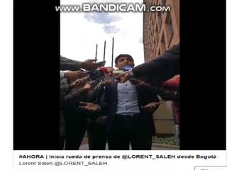 Caso Lorent Saleh: lo último que dijo luego de escándalo con policías colombianos