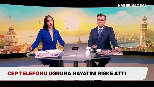 Cep telefonu uğruna hayatını riske attı